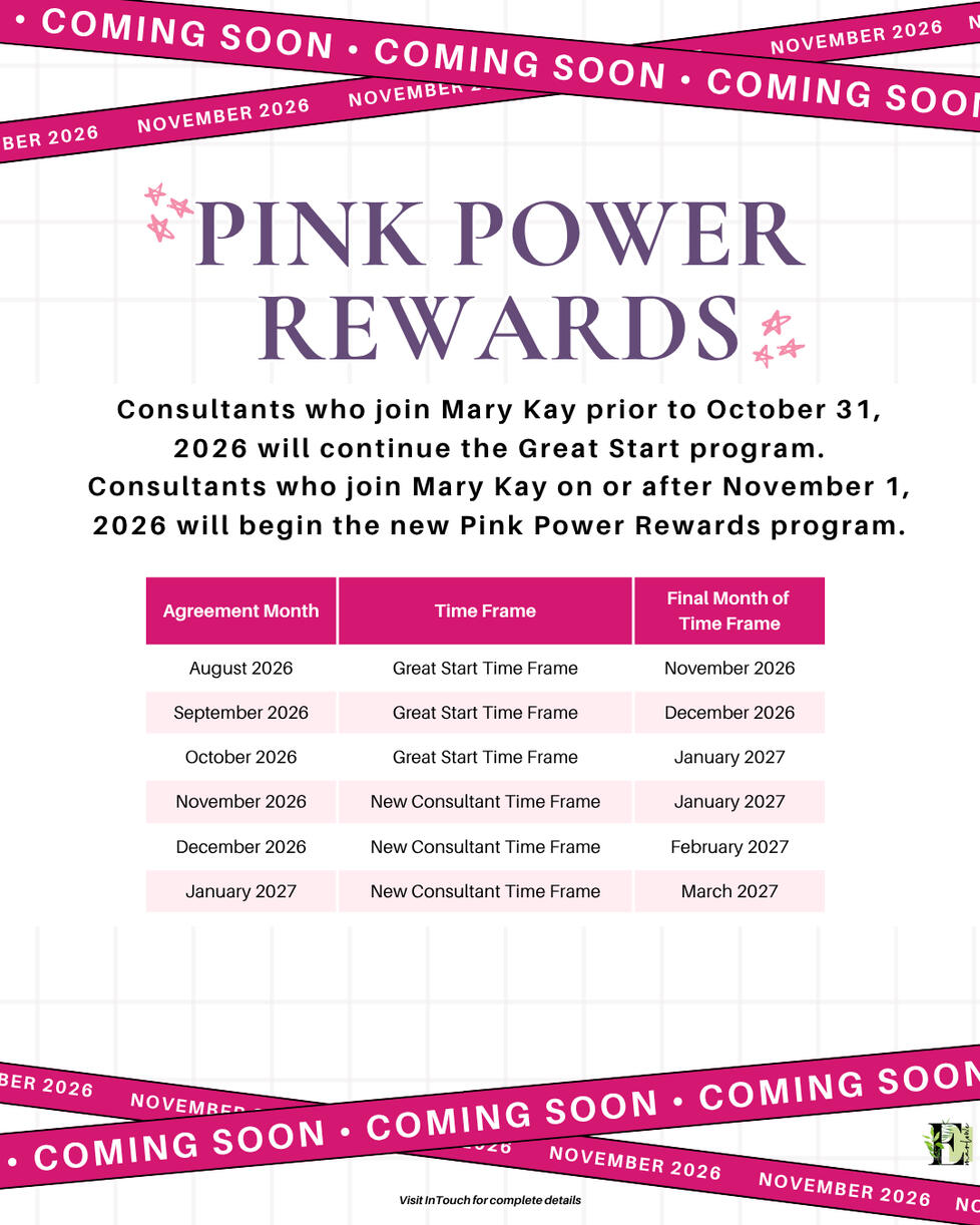 New Pink Power Rewards