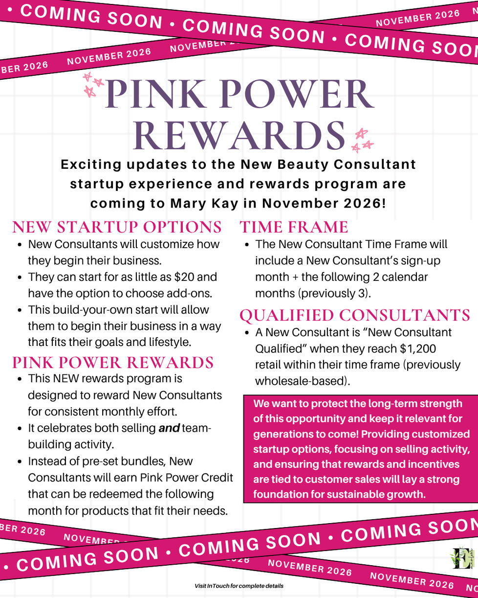New Pink Power Rewards